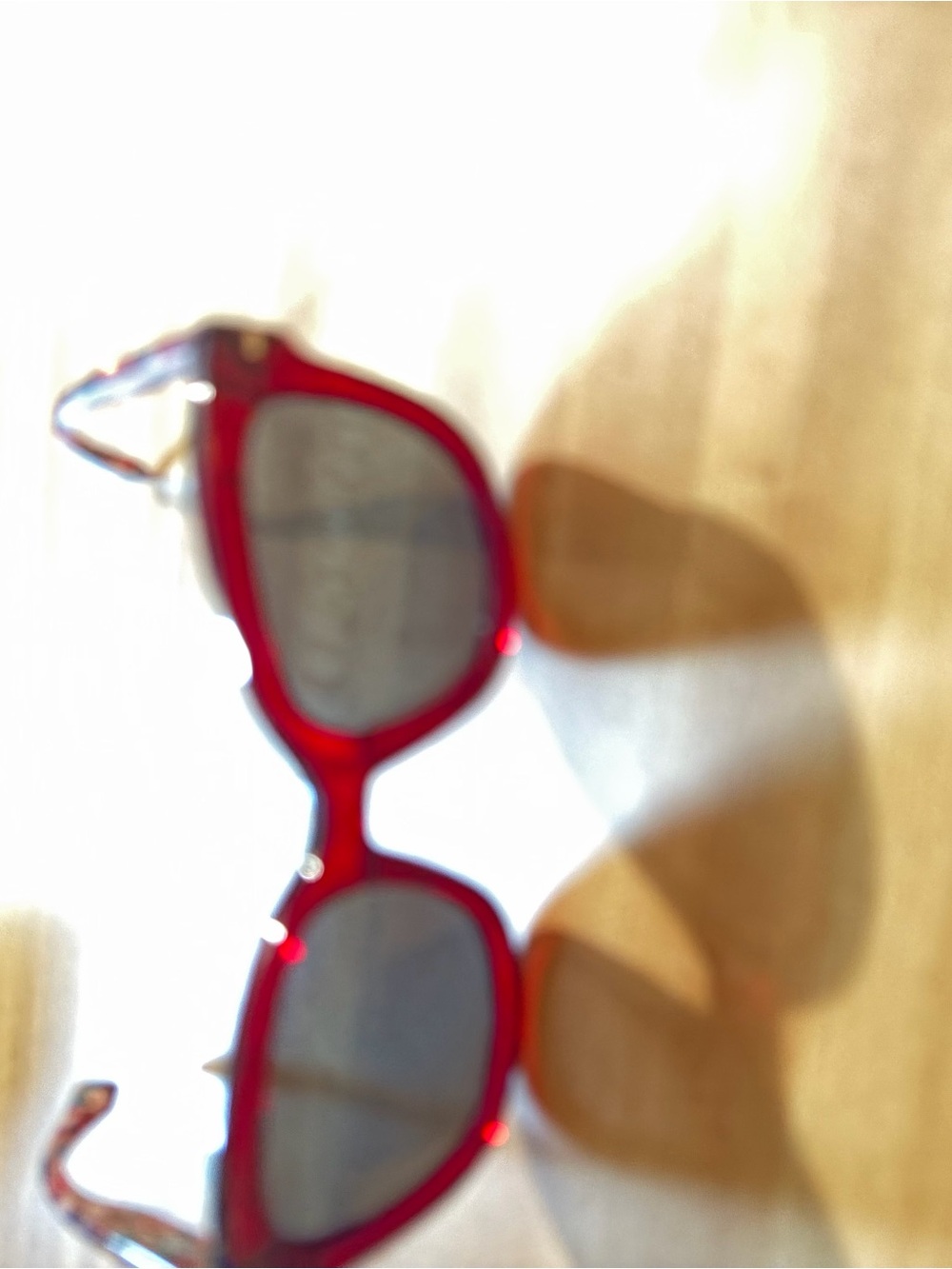 Red Cat-Eye Sunglasses - Bold Red Frame